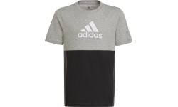 Koszulka dziecięca Adidas U CB Tee czarno-szara HN8561