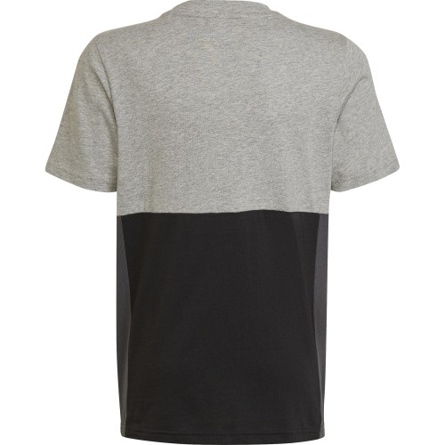 Koszulka dziecięca Adidas U CB Tee czarno-szara HN8561