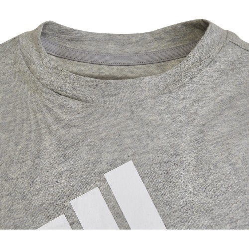 Koszulka dziecięca Adidas U CB Tee czarno-szara HN8561