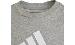 Koszulka dziecięca Adidas U CB Tee czarno-szara HN8561