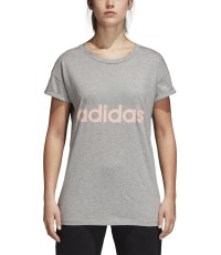 Koszulka damska Adidas Ess Lin Lo Tee, szara CZ5775
