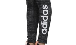 Damskie legginsy Adidas W E Aop Tig szaro-czarne FL0162