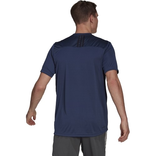 Koszulka męska Adidas M 3S Back Tee niebieska GM2129