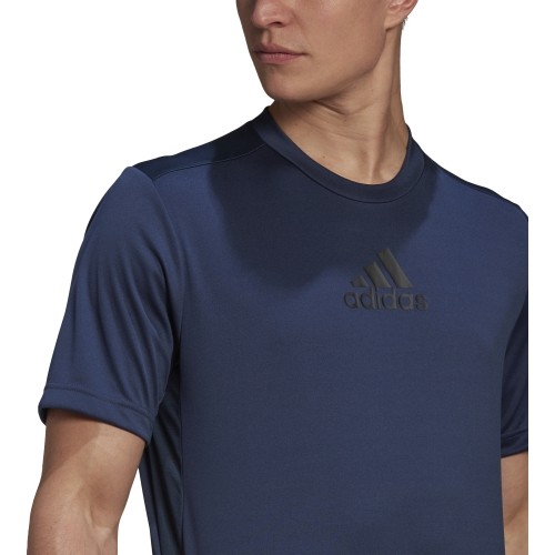 Koszulka męska Adidas M 3S Back Tee niebieska GM2129