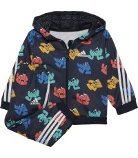 Dres dziecięcy Adidas I Fi Shiny Jog, czarny HF1971
