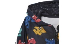 Dres dziecięcy Adidas I Fi Shiny Jog, czarny HF1971
