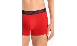 Bokserki męskie Puma Basic Trunk Black Red 935015 02
