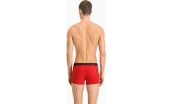 Bokserki męskie Puma Basic Trunk Black Red 935015 02