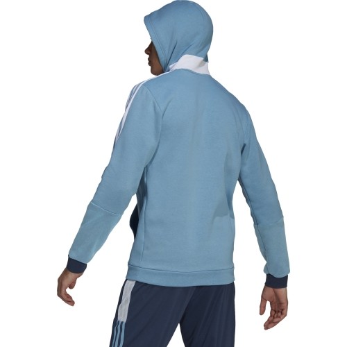 Bluza męska Adidas Tiro Sw Hood Cu, niebieska GQ1067