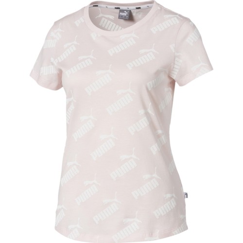 Bluzka damska Puma Amplified AOP Tee, różowa