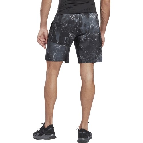 Reebok Šortai Vyrams Ts Epic Ltwt Aop Grey