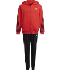 Dres młodzieżowy Adidas B Cotton TS, czarno-czerwony, HF4509