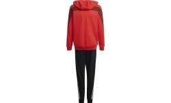 Dres młodzieżowy Adidas B Cotton TS, czarno-czerwony, HF4509