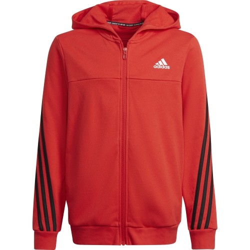 Dres młodzieżowy Adidas B Cotton TS, czarno-czerwony, HF4509