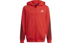 Dres młodzieżowy Adidas B Cotton TS, czarno-czerwony, HF4509