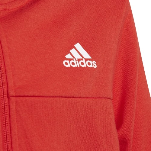 Dres młodzieżowy Adidas B Cotton TS, czarno-czerwony, HF4509