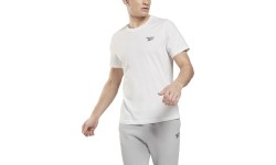 Koszulka męska Reebok Ri Left Chest Logo biała HG4443