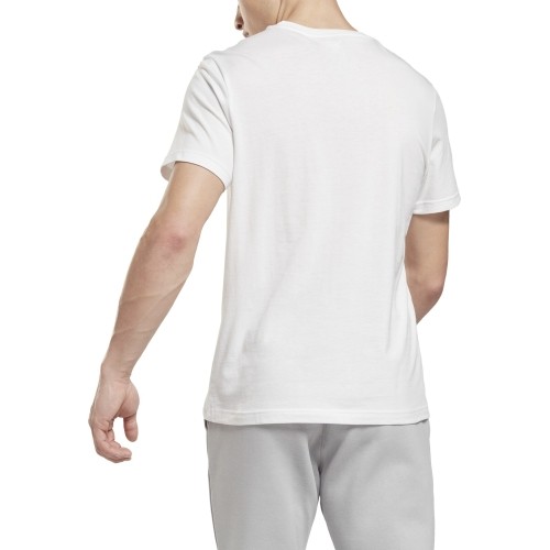 Koszulka męska Reebok Ri Left Chest Logo biała HG4443