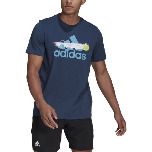 Adidas koszulka męska M Ss Cat Tee Blue GN8059