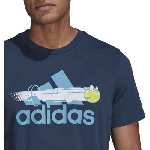 Adidas koszulka męska M Ss Cat Tee Blue GN8059