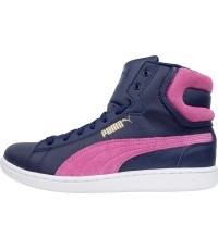 Buty dziecięce Puma Vikky Mid LS Purple Pink 358762 01