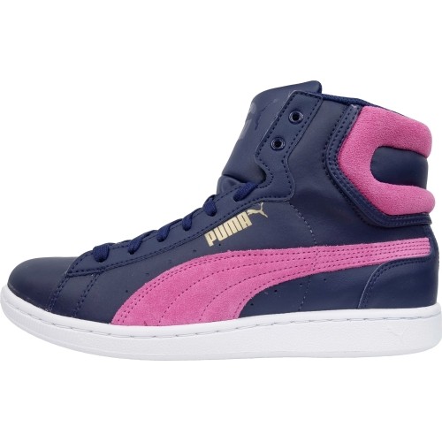 Buty dziecięce Puma Vikky Mid LS Purple Pink 358762 01