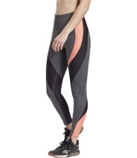 Legginsy damskie Reebok TS Lux HR Tight szare GN5407