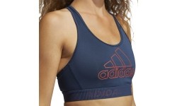 Adidas Drst Bos B sportowy biustonosz damski niebieski GM2830