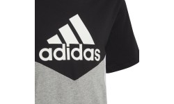 Koszulka młodzieżowa Adidas B Cb T Ess czarno-szara HA4025