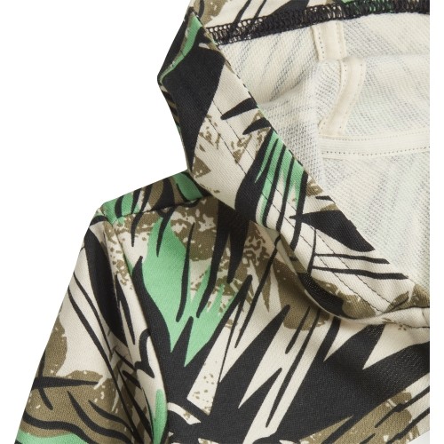 Dres dziecięcy Adidas I Jog Set B Black Green GT9509