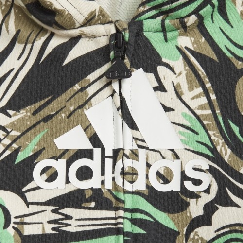 Dres dziecięcy Adidas I Jog Set B Black Green GT9509