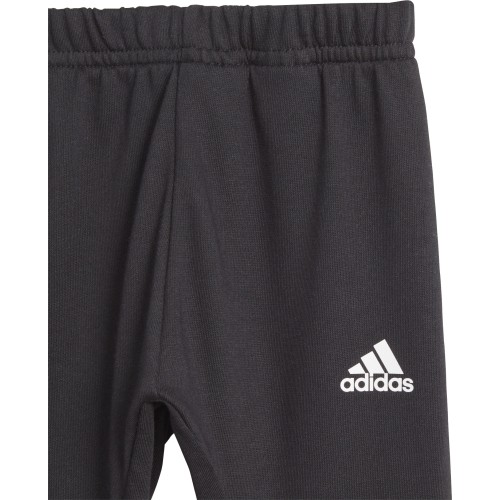 Dres dziecięcy Adidas I Jog Set B Black Green GT9509