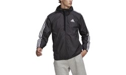 Kurtka męska Adidas M 3s Wv Wb, czarna GK9026
