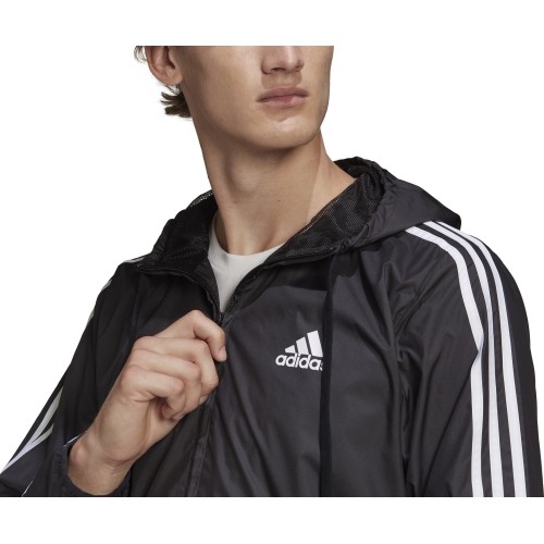 Kurtka męska Adidas M 3s Wv Wb, czarna GK9026