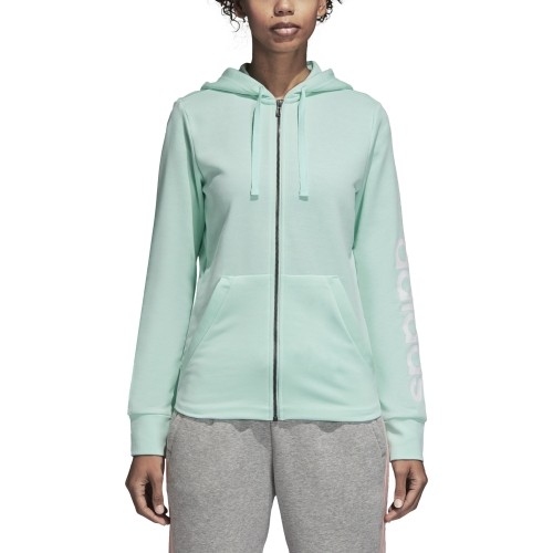 Bluza Adidas Ess Lin Fz Hoodie Mint DN8509