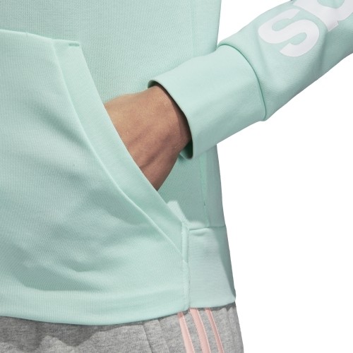 Bluza Adidas Ess Lin Fz Hoodie Mint DN8509