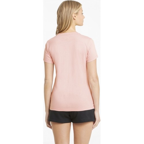 Koszulka damska Puma Ess Logo Tee Bridal Pink