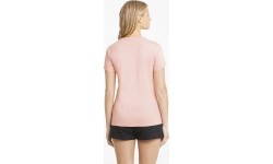 Koszulka damska Puma Ess Logo Tee Bridal Pink