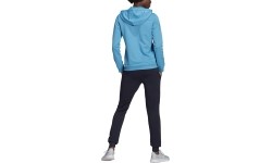 Dres damski Adidas W Lin FT TS czarno-niebieski HD1696