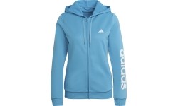 Dres damski Adidas W Lin FT TS czarno-niebieski HD1696
