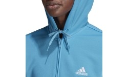 Dres damski Adidas W Lin FT TS czarno-niebieski HD1696