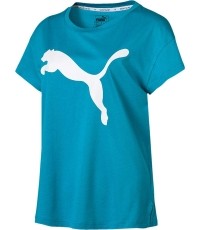 Puma Palaidinė Active Logo Tee Blue