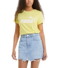 Puma Palaidinė Moterims Ess Logo Tee Yellow