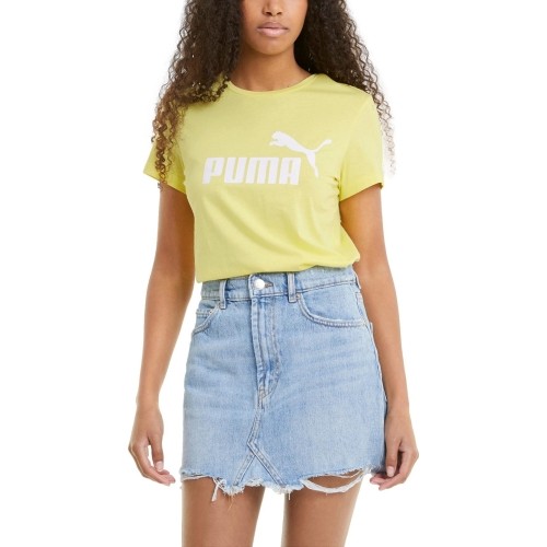 Koszulka damska Puma Ess Logo Tee Yellow 586775 38