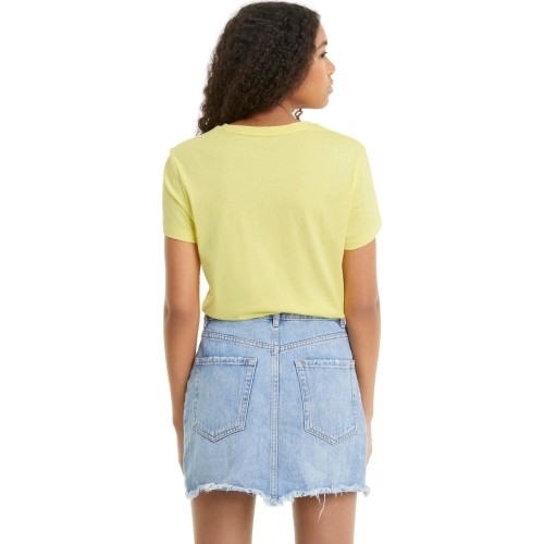 Koszulka damska Puma Ess Logo Tee Yellow 586775 38