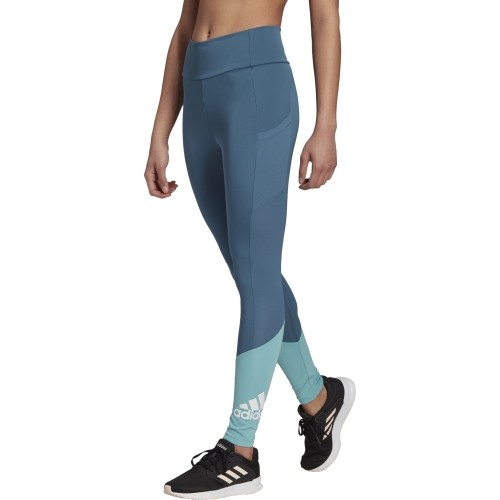 Legginsy damskie Adidas W Bl Tig Blue GT0173
