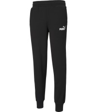 Spodnie męskie Puma Ess Logo Pants Fl czarne 586714 01