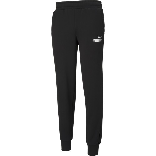 Spodnie męskie Puma Ess Logo Pants Fl czarne 586714 01