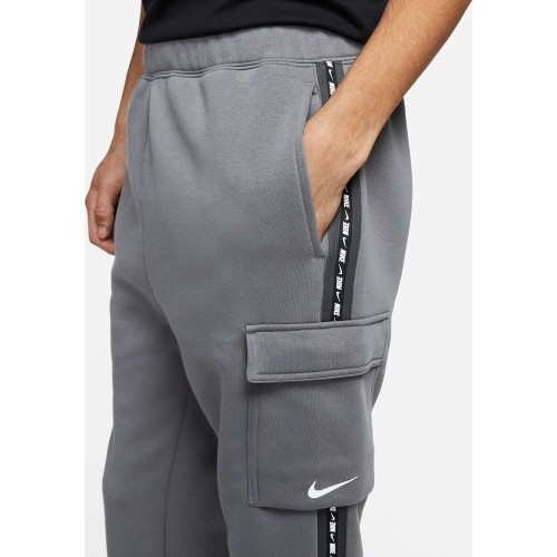 Nike Kelnės Vyrams M Nsw Repeat Flc Cargo Pant Grey DM4680 068