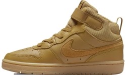 Buty dziecięce Nike Court Borough Mid 2, brązowe CD7783 701
